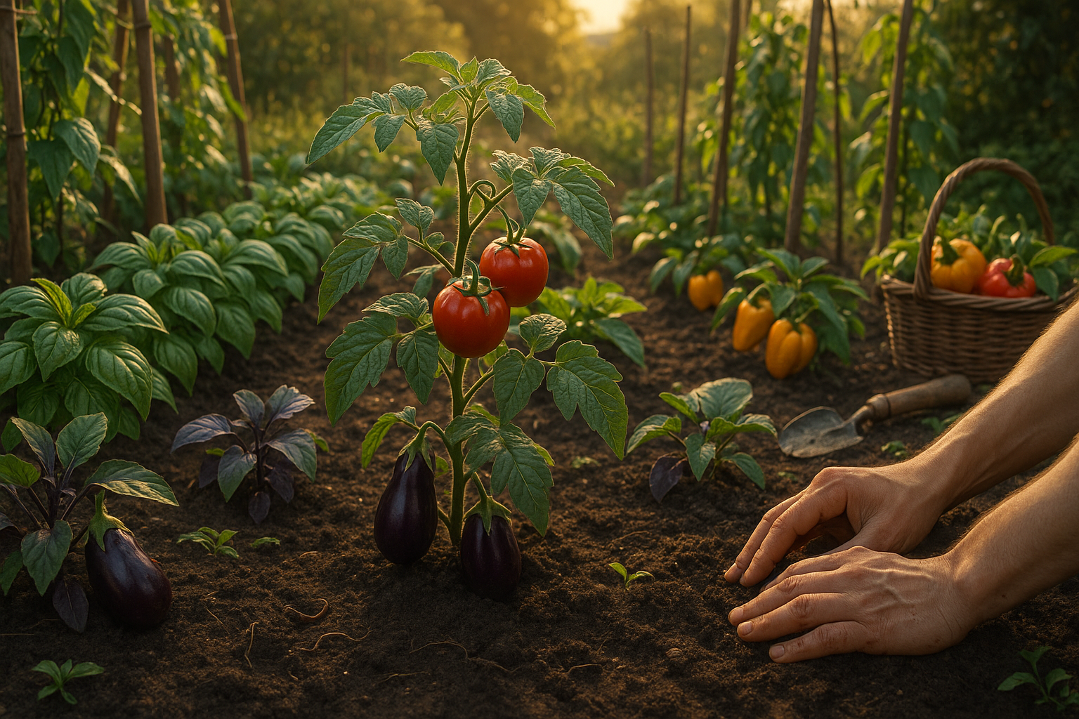 Схема посадки овощей для максимальной урожайности