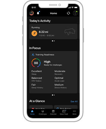 ПРИЛОЖЕНИЕ GARMIN CONNECT