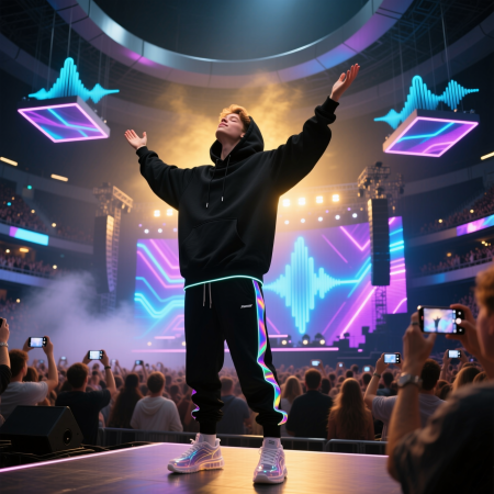 <img src="concert-fan-2026.jpg" alt="A music fan enjoying a concert in 2026 with pure joy and emotional balance, avoiding burnout">