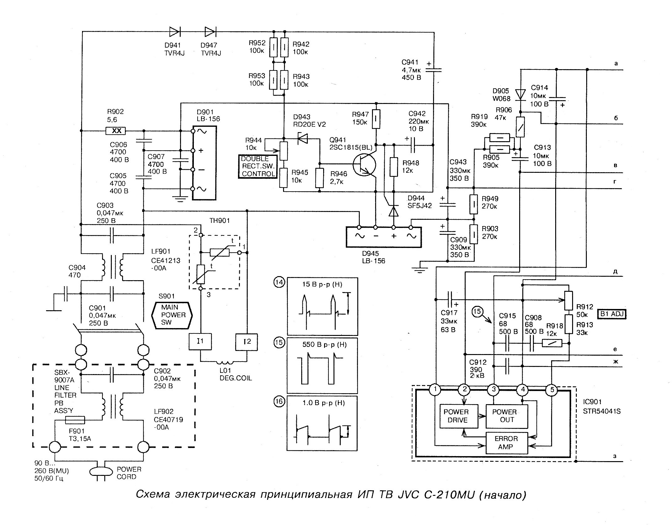 Схема jvc av 21me