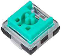 Cherry MX Brown Keychron Optical Low Profile Mint фотография
