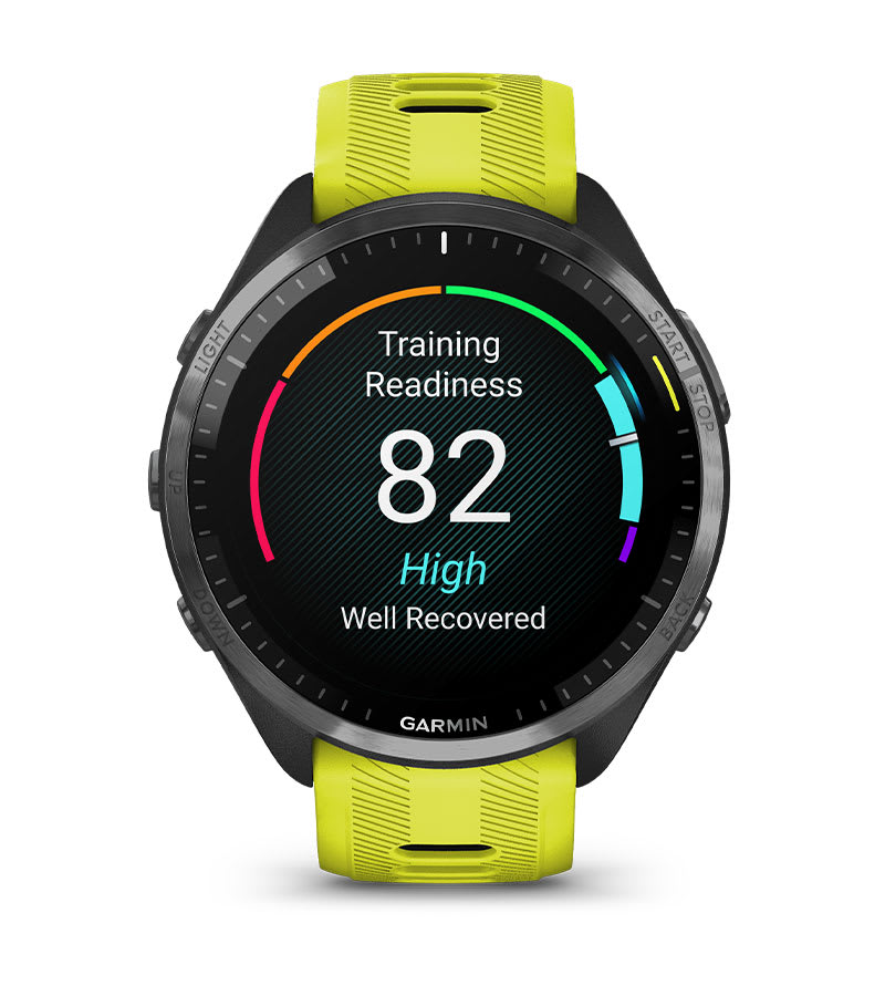 Умные часы Garmin Forerunner 965 белые, титановый безель, с белым ремешком: ГОТОВНОСТЬ К ТРЕНИРОВКЕ