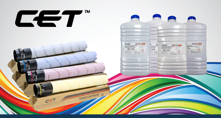 CET рекомендует использовать тонер NF6/NF7 собственного производства.