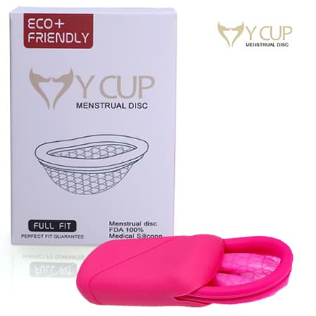 Менструальный диск Y-cup_с футляром для хранения