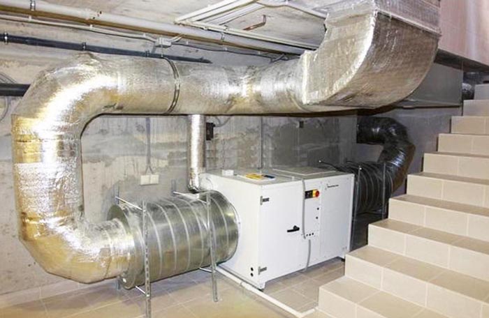 Осушитель воздуха для системы вентиляции бассейна