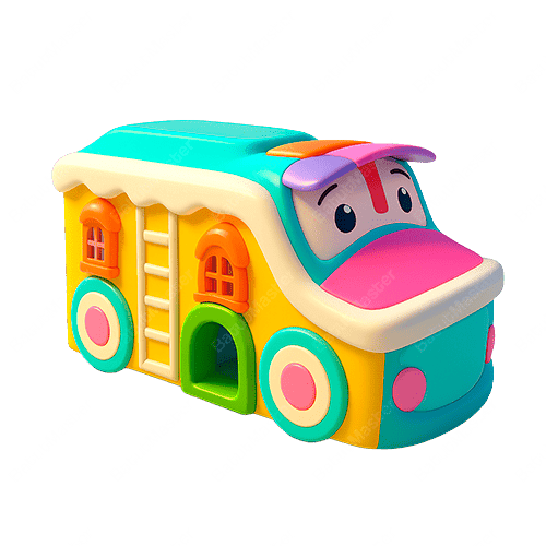 Элемент Автобус для детского игрового лабиринта