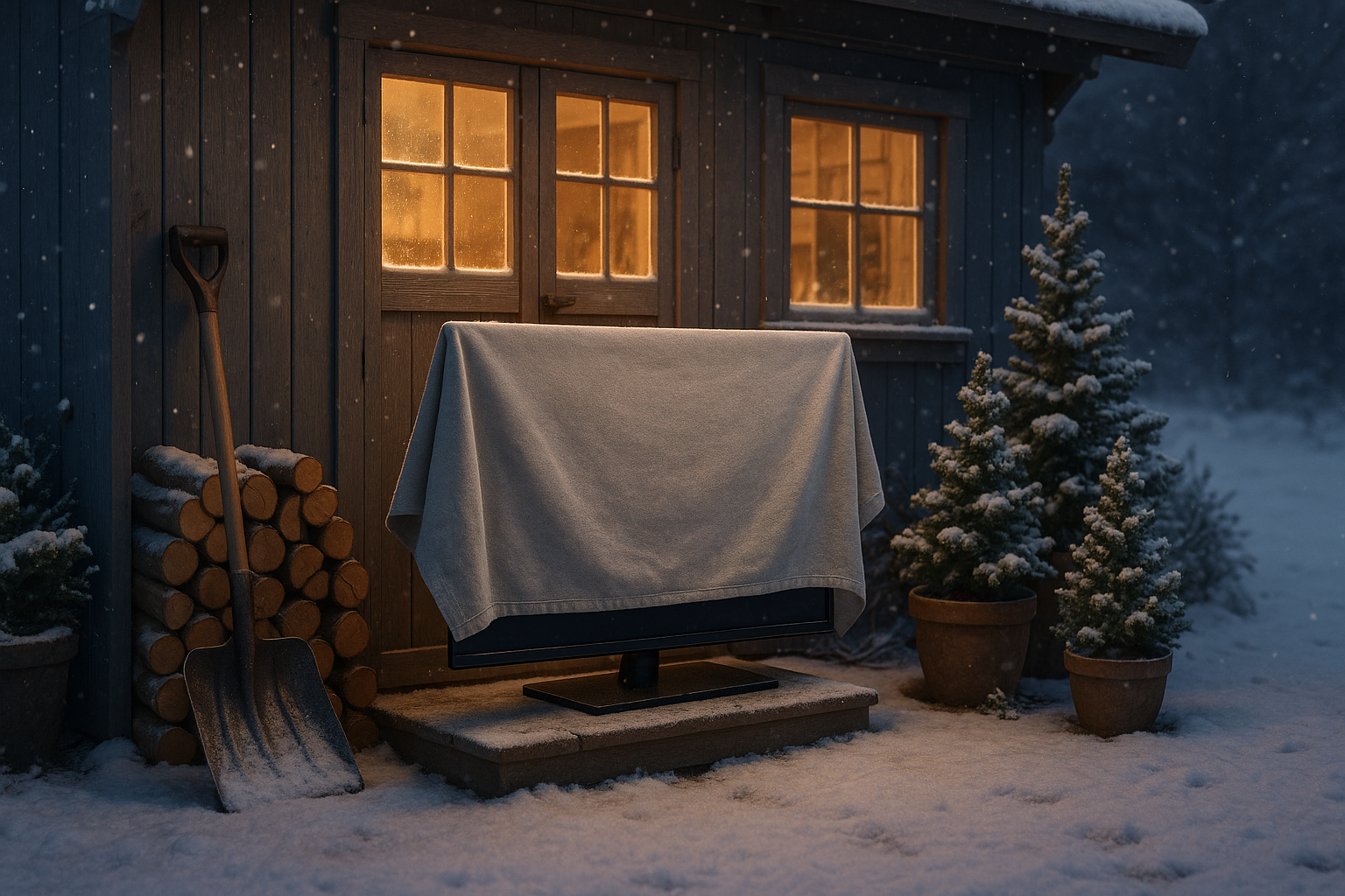 Правильное хранение телевизора в коробке с пенопластом на неотапливаемой даче зимой