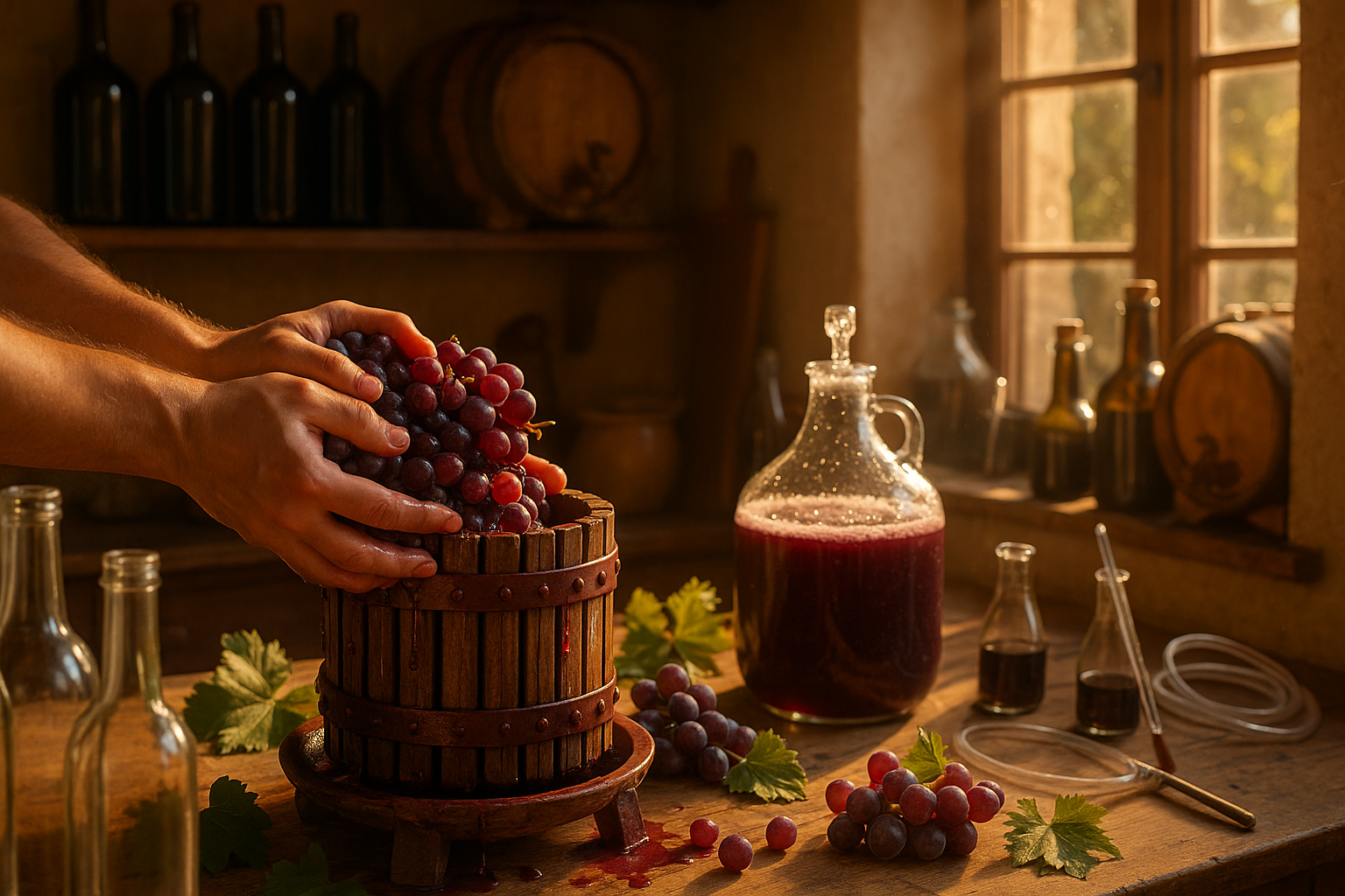 Процесс добавления сахара в домашнее виноградное вино для правильного брожения и достижения желаемой крепости