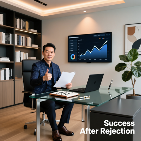 <img src="career-consultant-job-rejection.jpg" alt="Career consultant showing successful job search strategy and managing employer rejections">