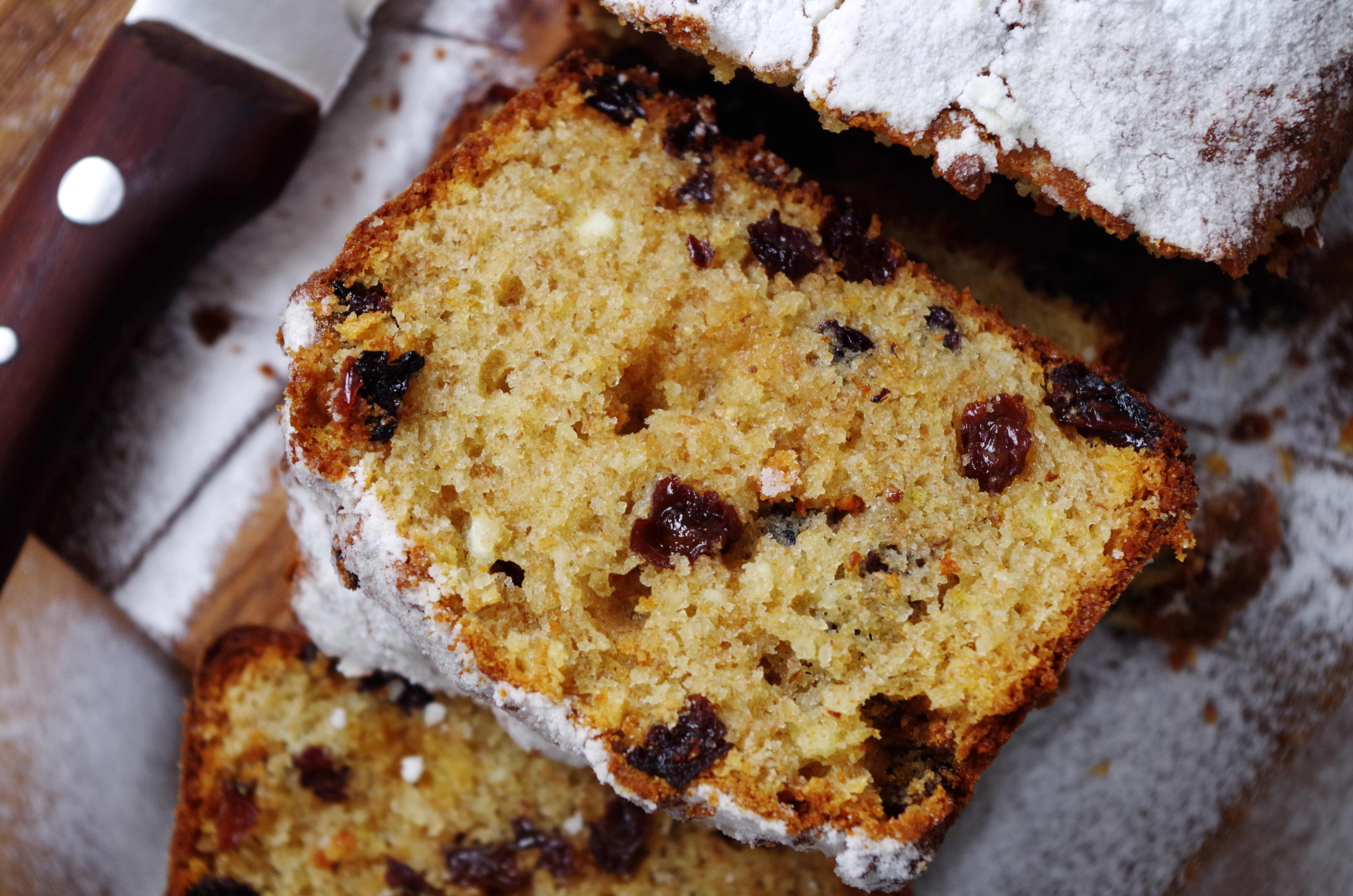 творожный кекс, разрез