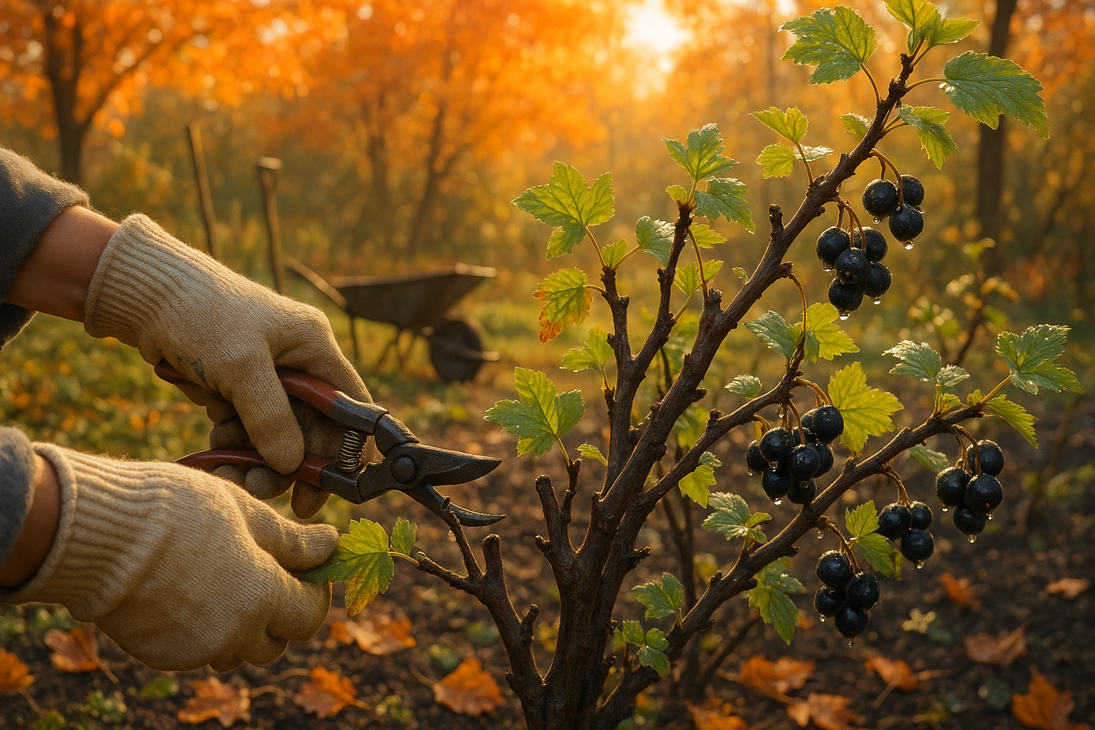 Обрезка смородины для омоложения куста и увеличения урожая