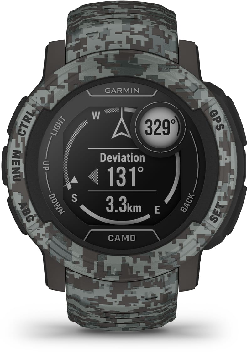 Умные часы Garmin Instinct 2 темно-серый камуфляж: ТОЧКА ОТСЧЁТА