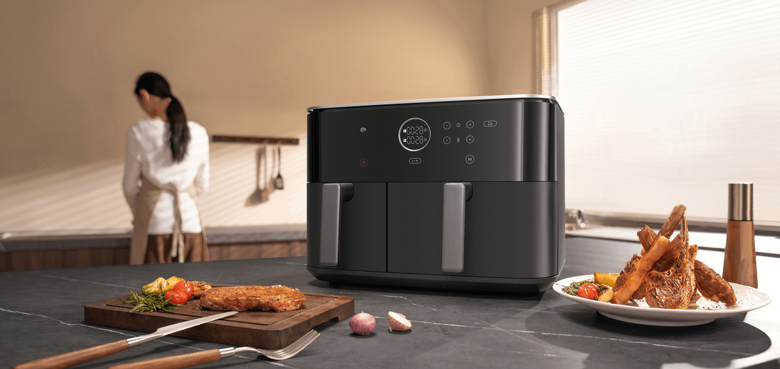 Аэрогриль Xiaomi Dual Zone 10L MAF-D1001-описание-9 Аэрогриль Xiaomi Dual Zone 10L MAF-D1001-описание-9.jpg