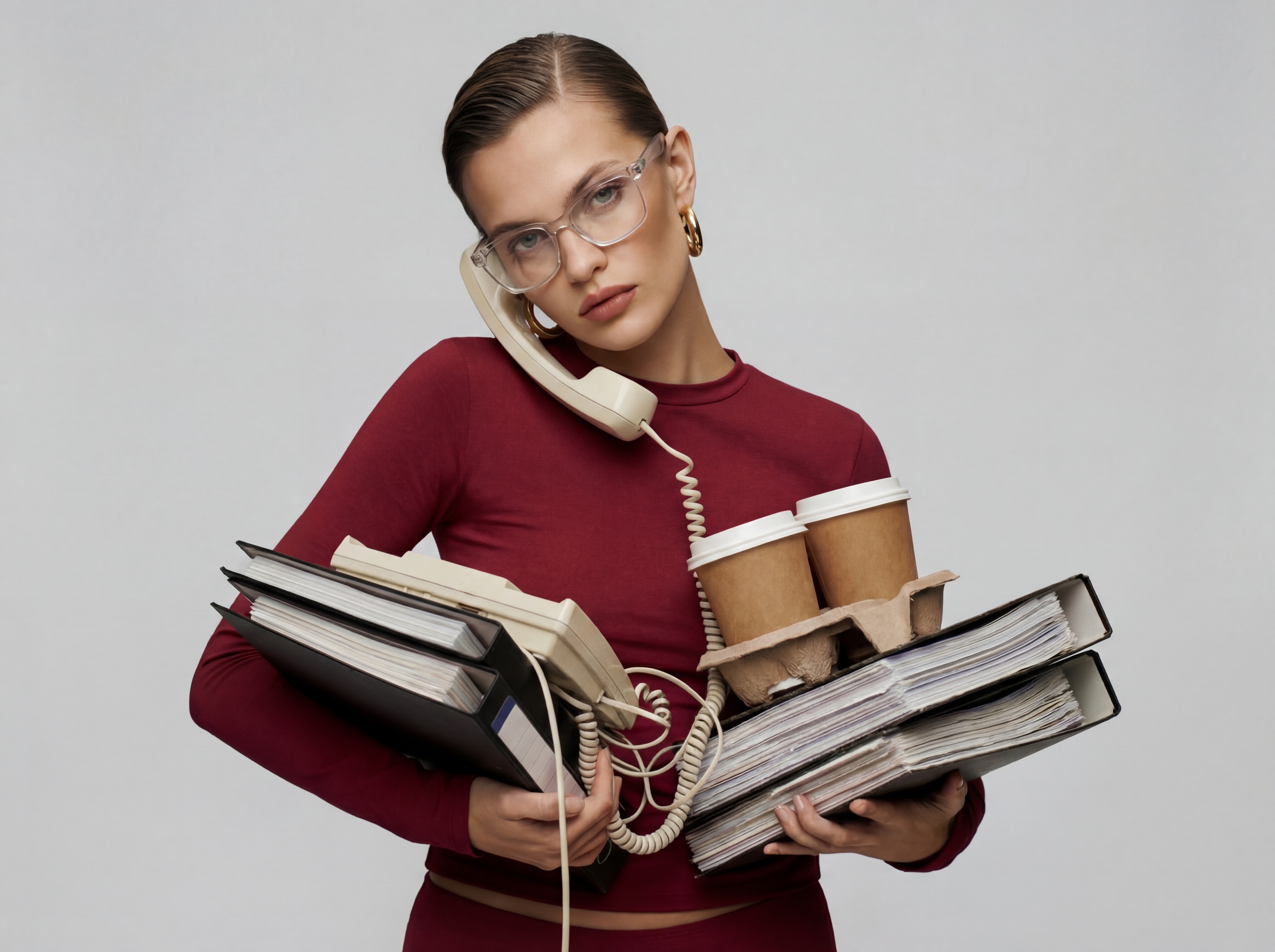 Девушка с телефоном