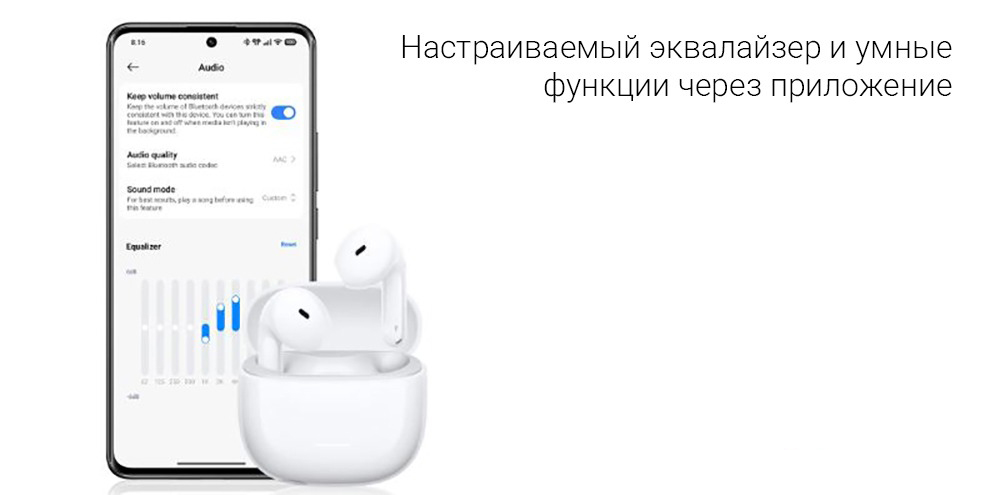 Приложение Xiaomi Earbuds Redmi Buds 8 Active