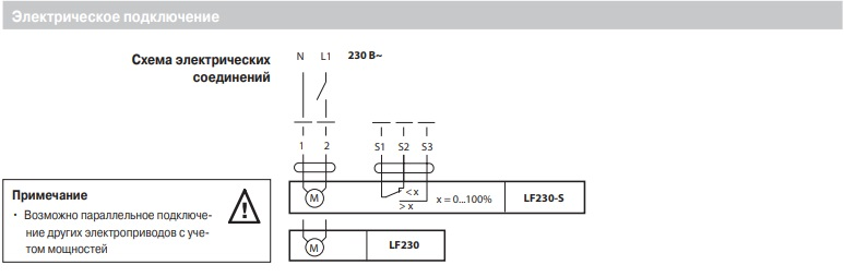 Bfl230 belimo схема подключения