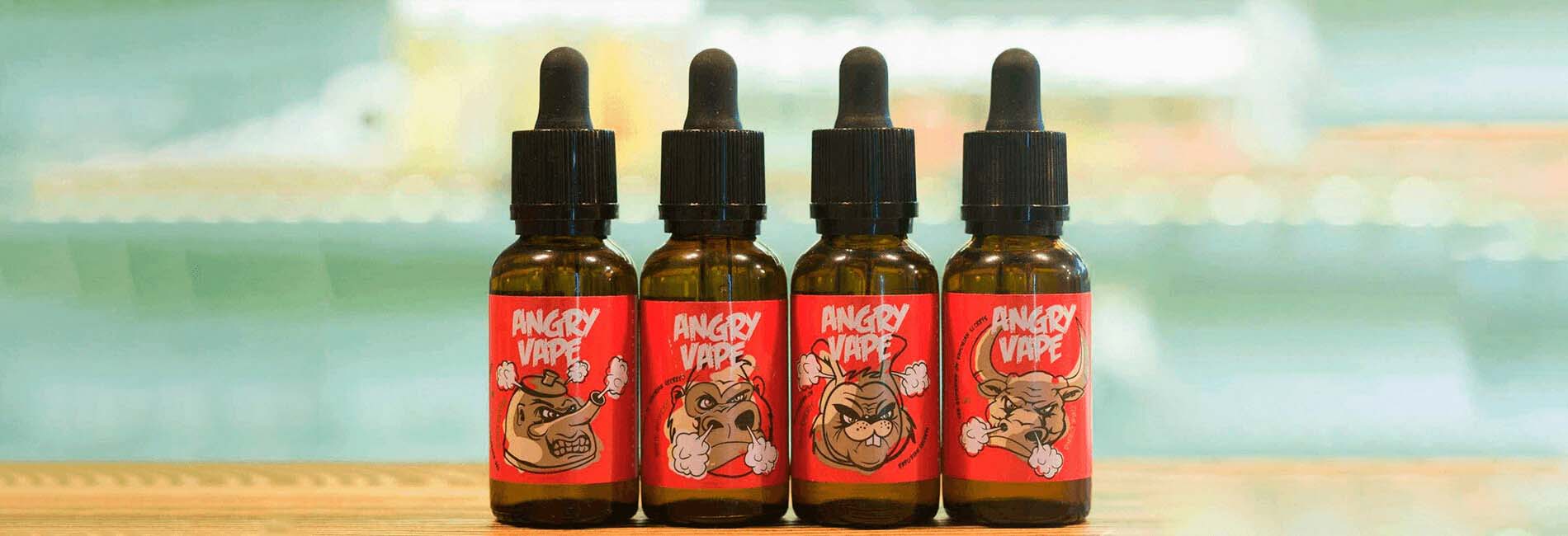ассортимент Angry Vape - фруктовые, десертные и освежающие варианты