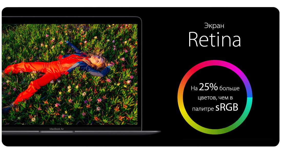 Ноутбук MacBook Air 13" Late 2020 РСТ (M1 7-Core/8GB/256GB/Gold)  фото