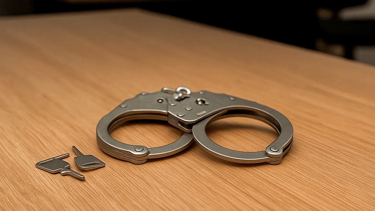 Наручники БР-1КФ Краб серебристые