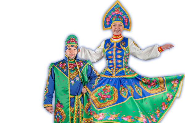 Русские народные  костюмы