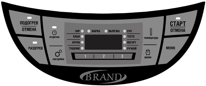 Панель Управления Мультиварки Brand 701