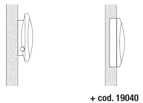 Примеры монтажа на стену для аварийного светильника Formula 65 LED AT Opticom