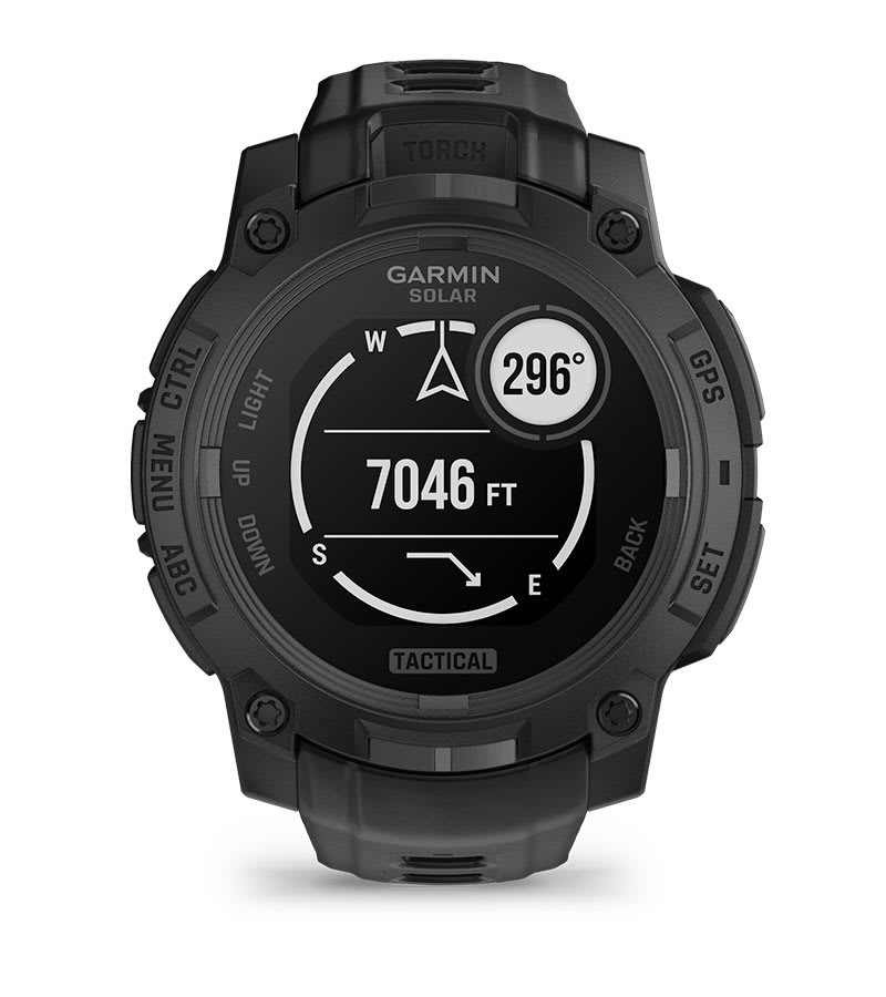 Умные часы Garmin Instinct 3 Solar Tactical 45 mm Black: ТОЧНАЯ НАВИГАЦИЯ