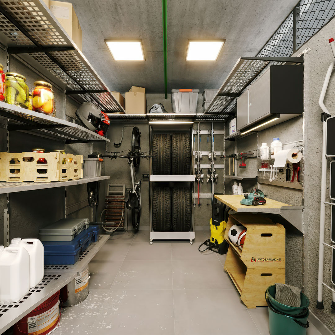 Стеллаж для кладовки металлический