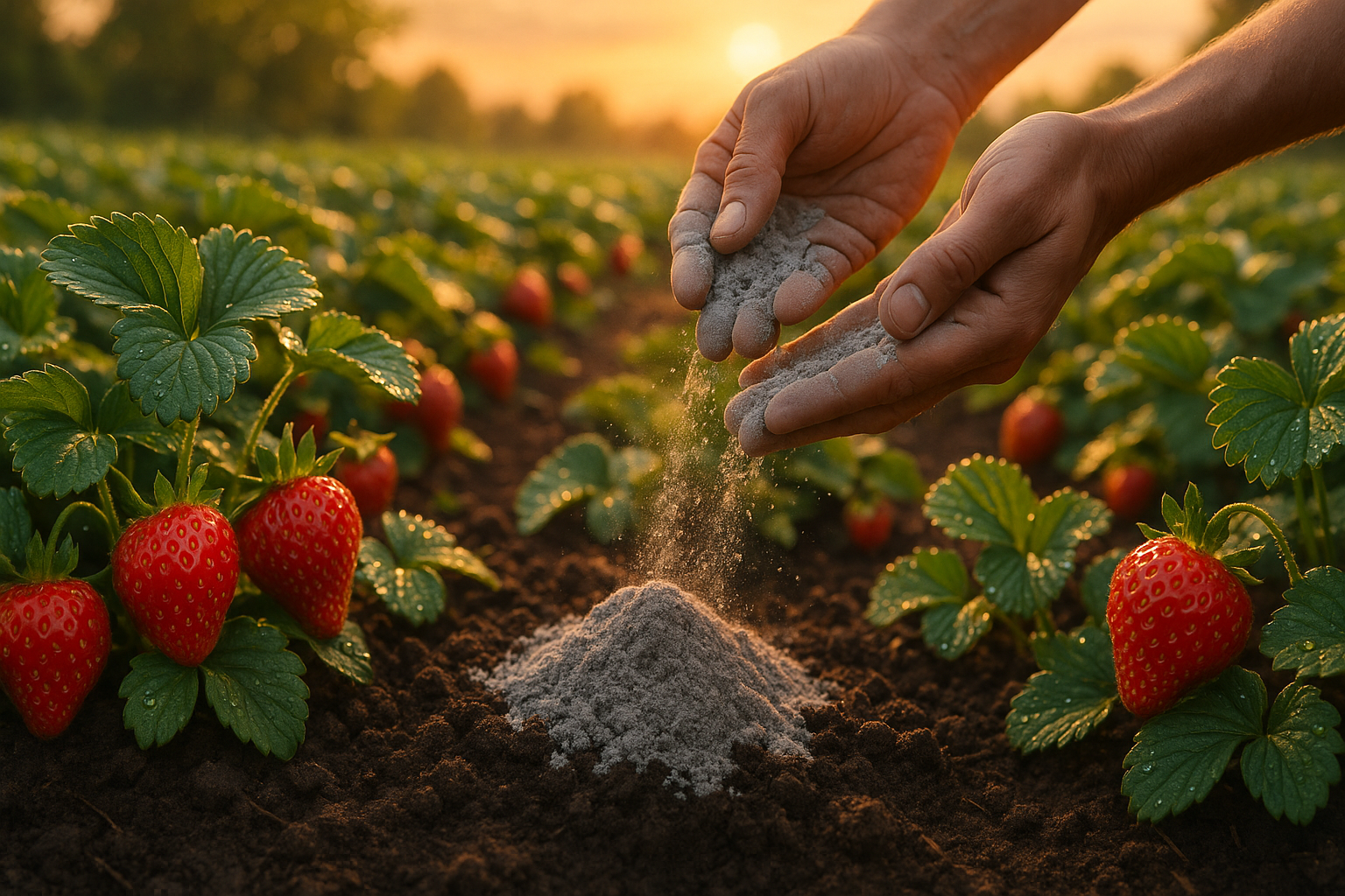 Подкормка клубники древесной золой — здоровые кусты и крупные ягоды