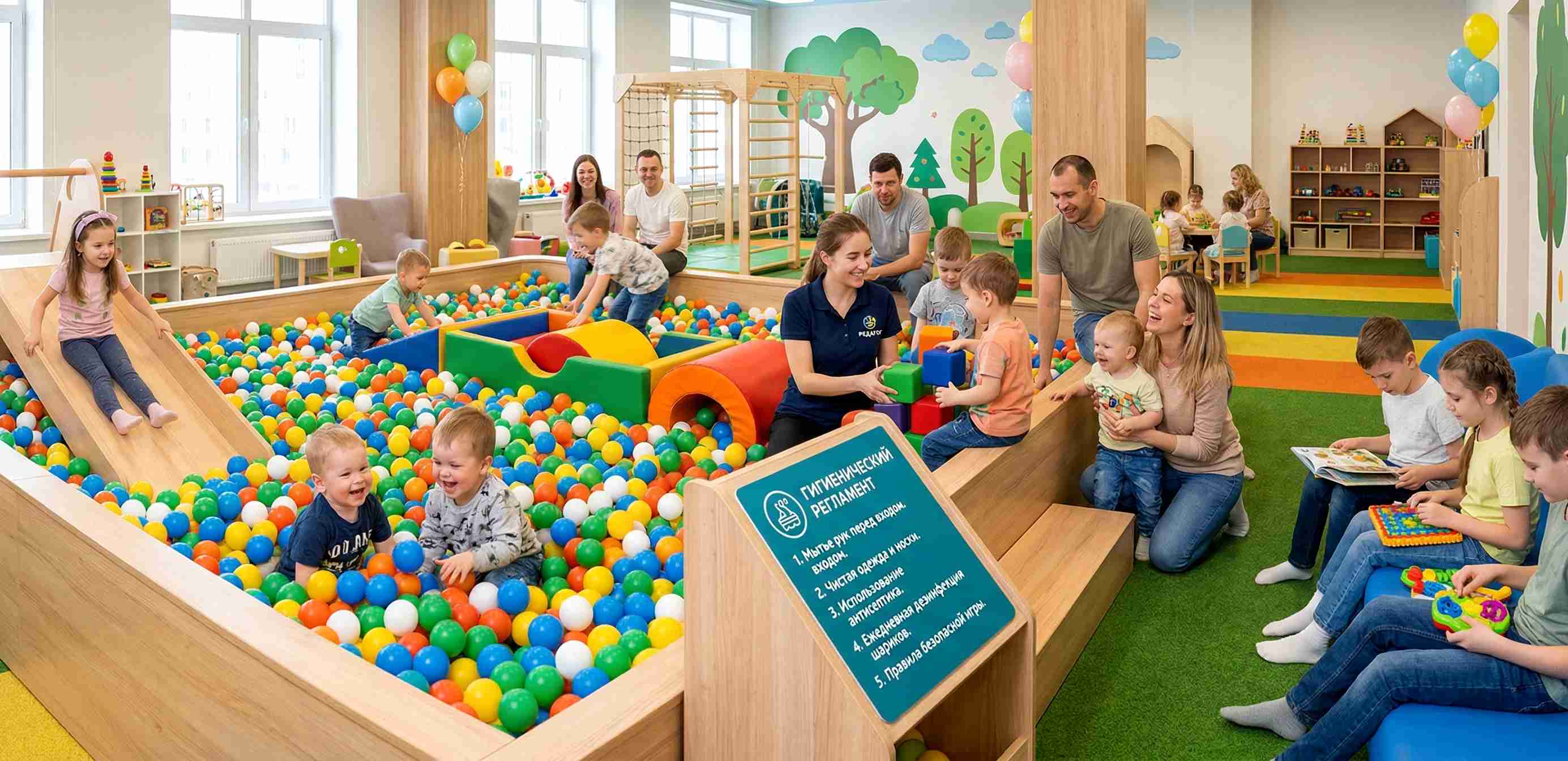 Финальное обобщающее изображение — сухой бассейн