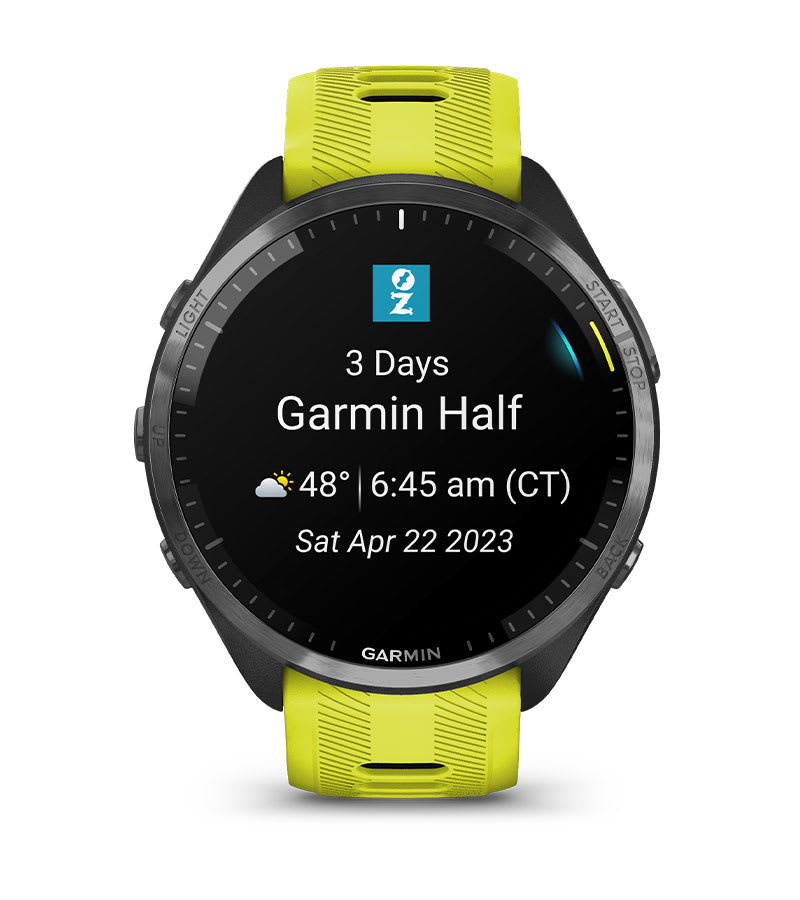 Умные часы Garmin Forerunner 965 белые, титановый безель, с белым ремешком: GARMIN COACH