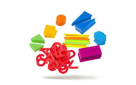 Касса цифр и геометрических фигур