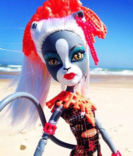  Кукла Мяулодия, серия Монстры отдыхают, Monster High