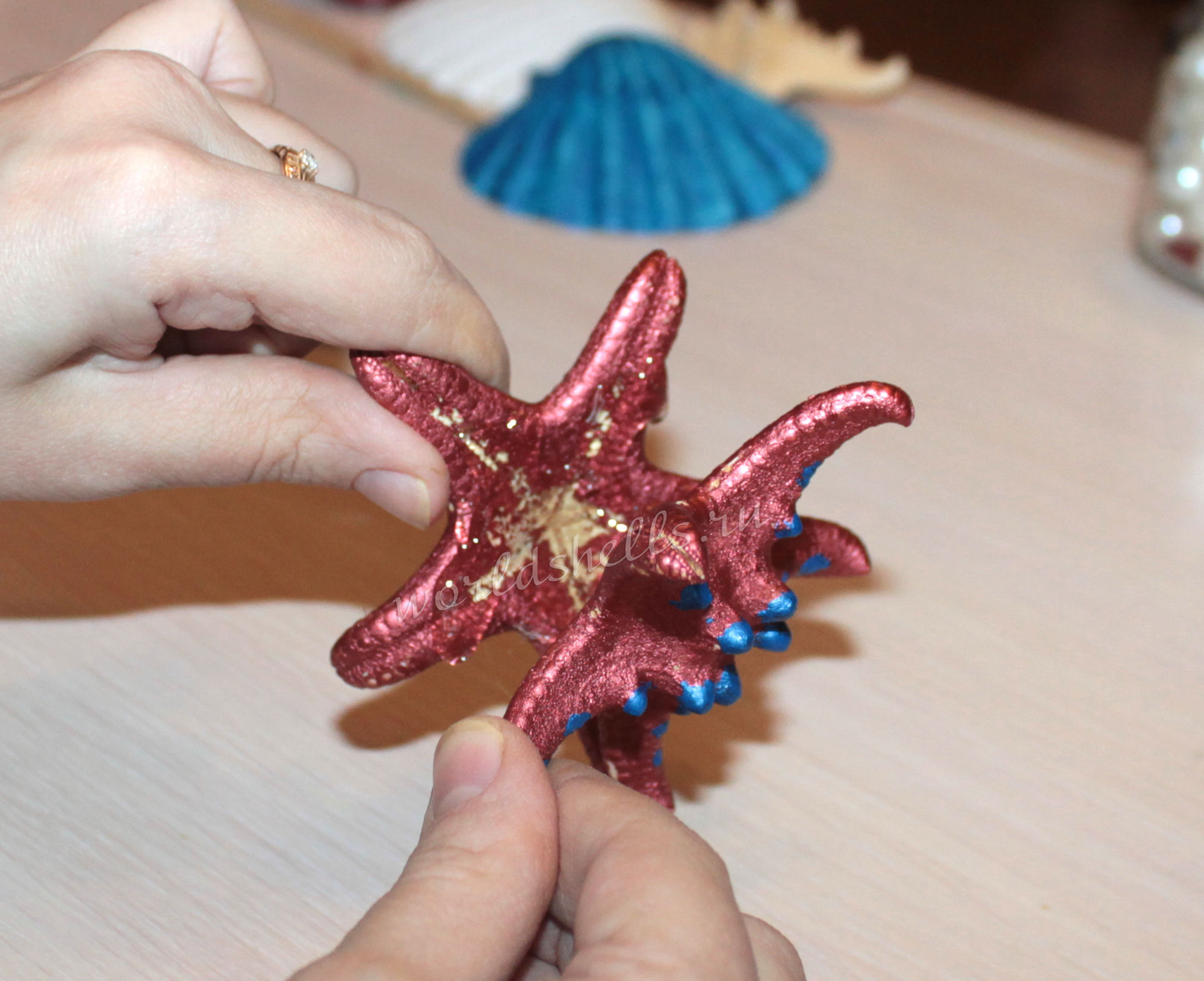 Морская звезда крючком. Амигуруми схемы и описания. Автор: @slingobyseni4ka | slep-kostroma.ru