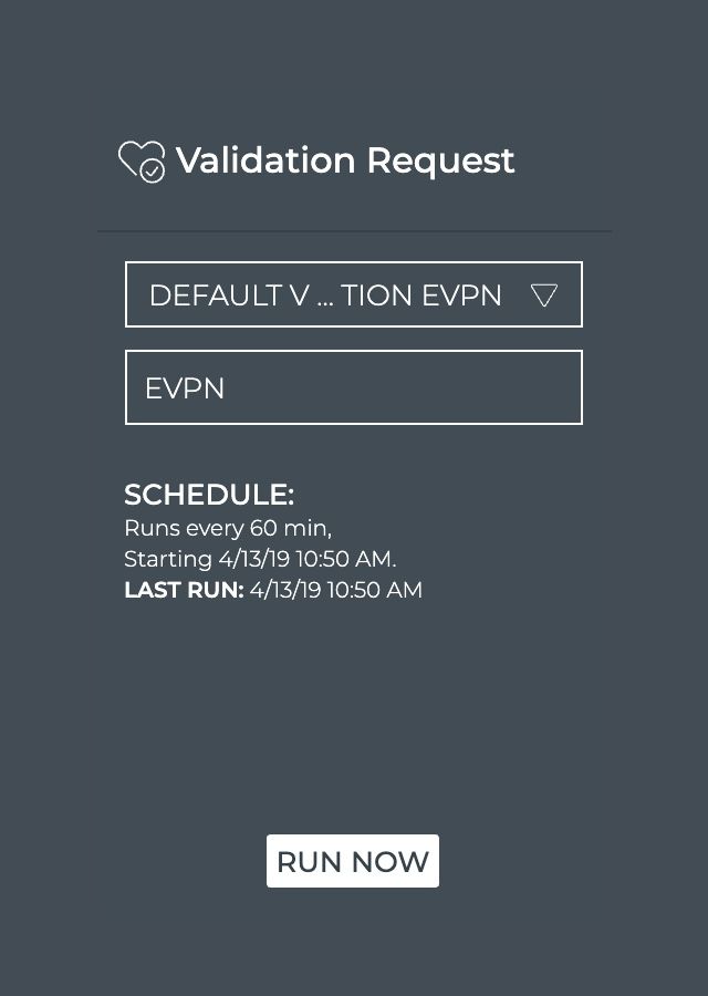 cumulus netq validation request