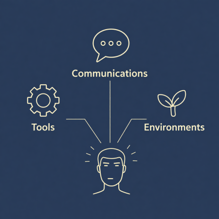 <img src="three-types-of-trainings-map.jpg" alt="Map of online trainings: tools, communications, environments">