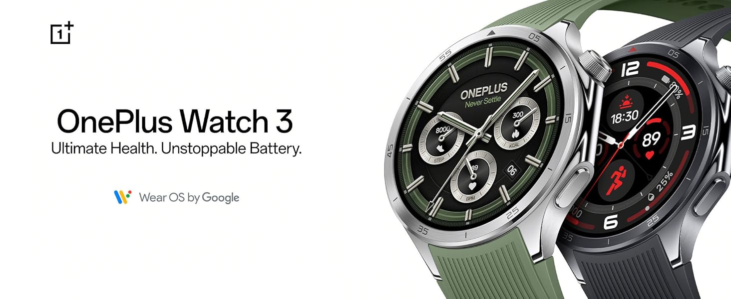 Умные часы OnePlus Watch 3 46 мм (2025, OPWWE251