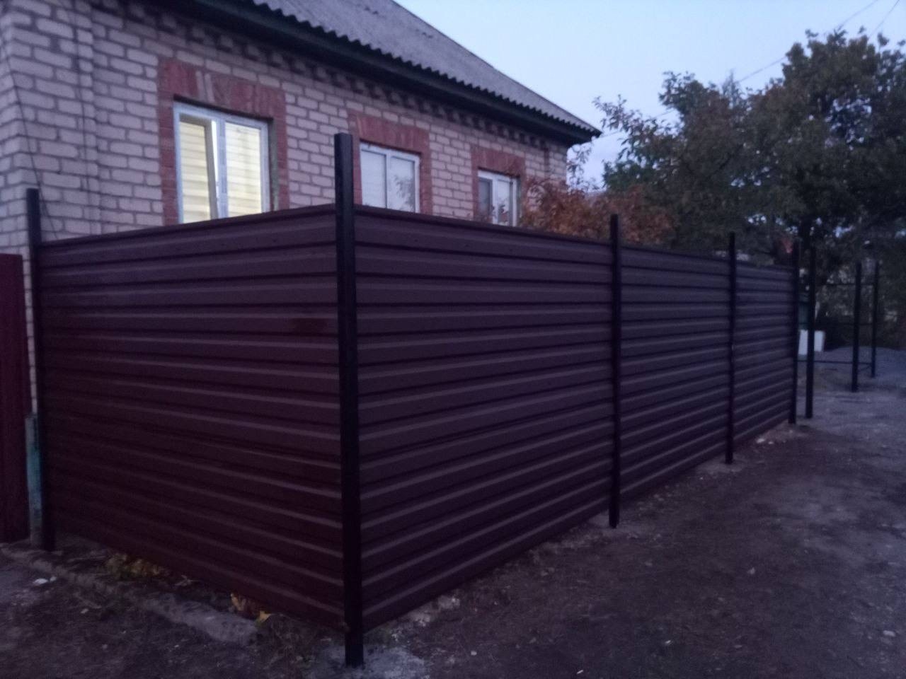 Забор с воротами