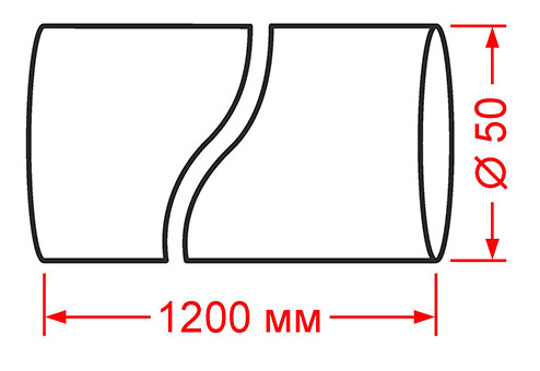 Габаритные размеры рассеивателя-бокса - стекла судового светильника СС-30 СС-33