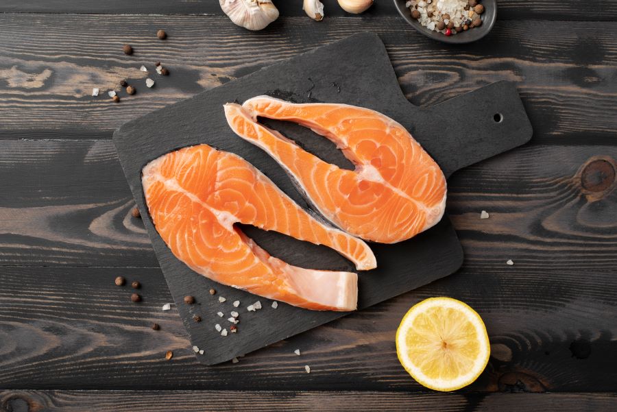стейки лосося вместо омега-3