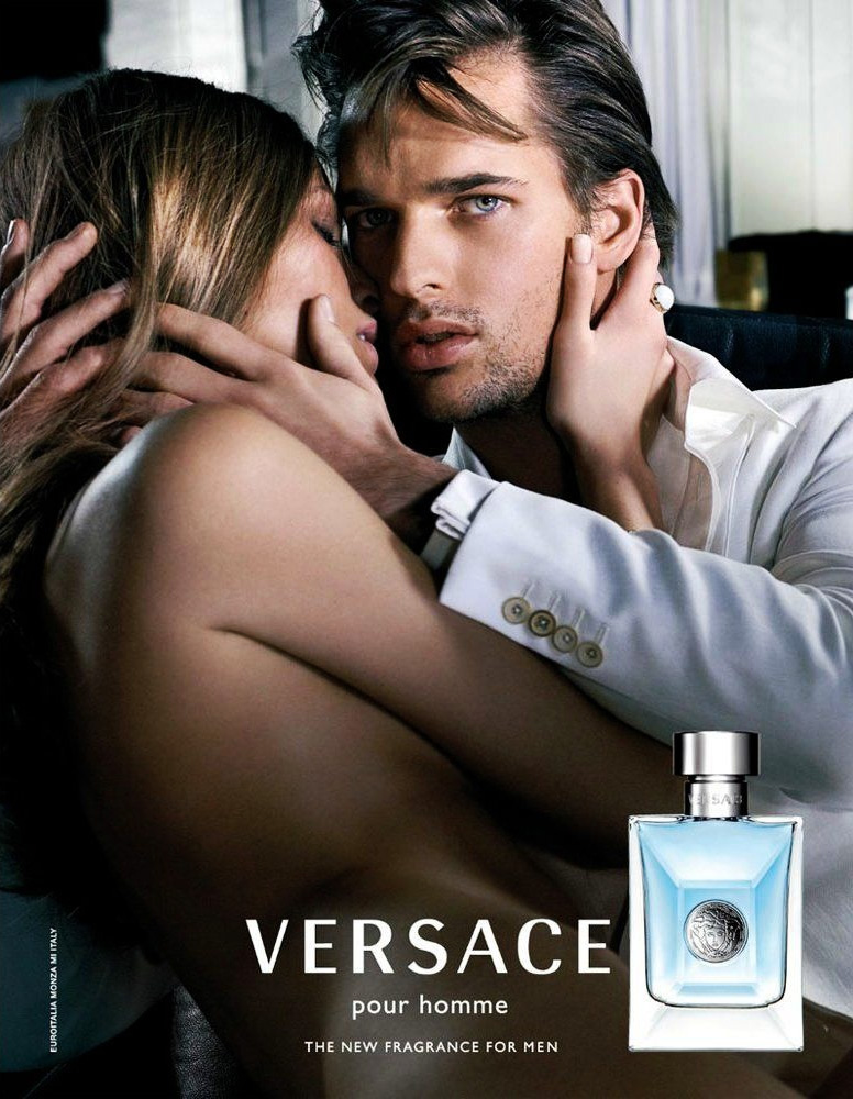 Versace Pour Homme рекламный постер