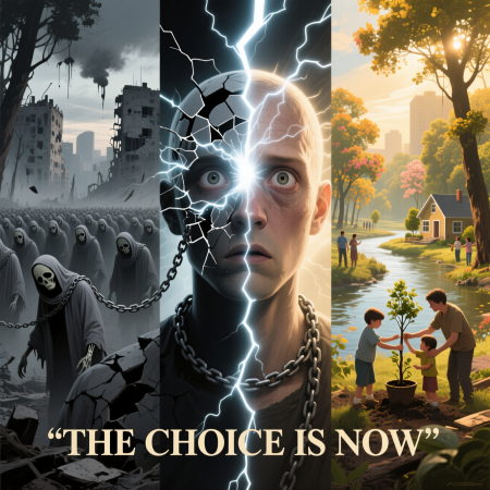 <img src="wake-up-humanity-2026-consciousness-awakening.jpg" alt="Wake up humanity 2026: Consciousness awakening choice between unconscious collapse and conscious collective salvation, world improvement through awareness">