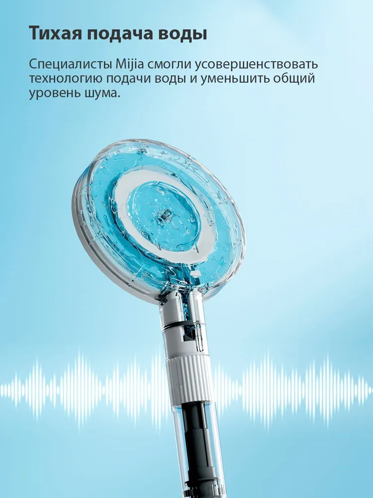 Лейка для душа Xiaomi Mijia Booster Hand Shower (MJZYSCHS01DB)-описание-3.jpg