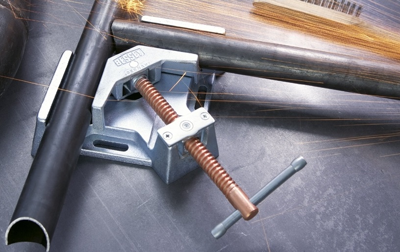 Струбцина угловая (Металлический угловой зажим Бессей) Bessey 2x90/60 WSM9