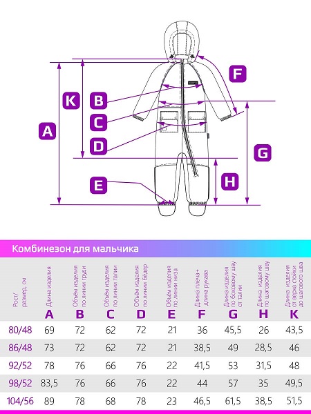 Демисезонный комбинезон NIKASTYLE 8м2522 голубой