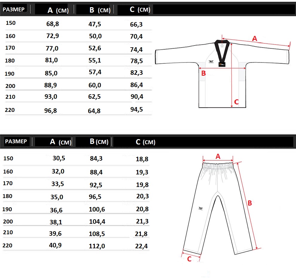 TUSAH EVO Uniform Male Размерная сетка.jpg