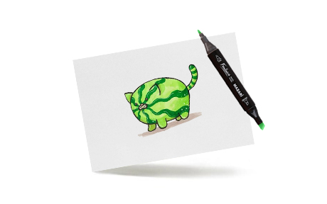 Бумага для рисования маркерами