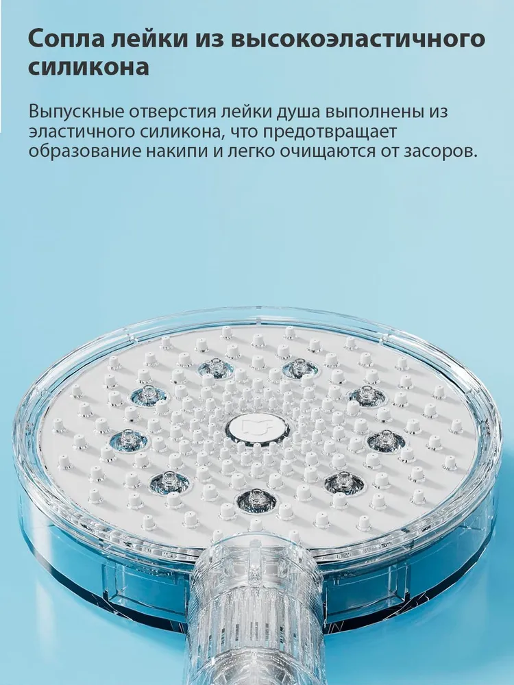 Лейка для душа Xiaomi Mijia Booster Hand Shower (MJZYSCHS01DB)-описание-5.jpg