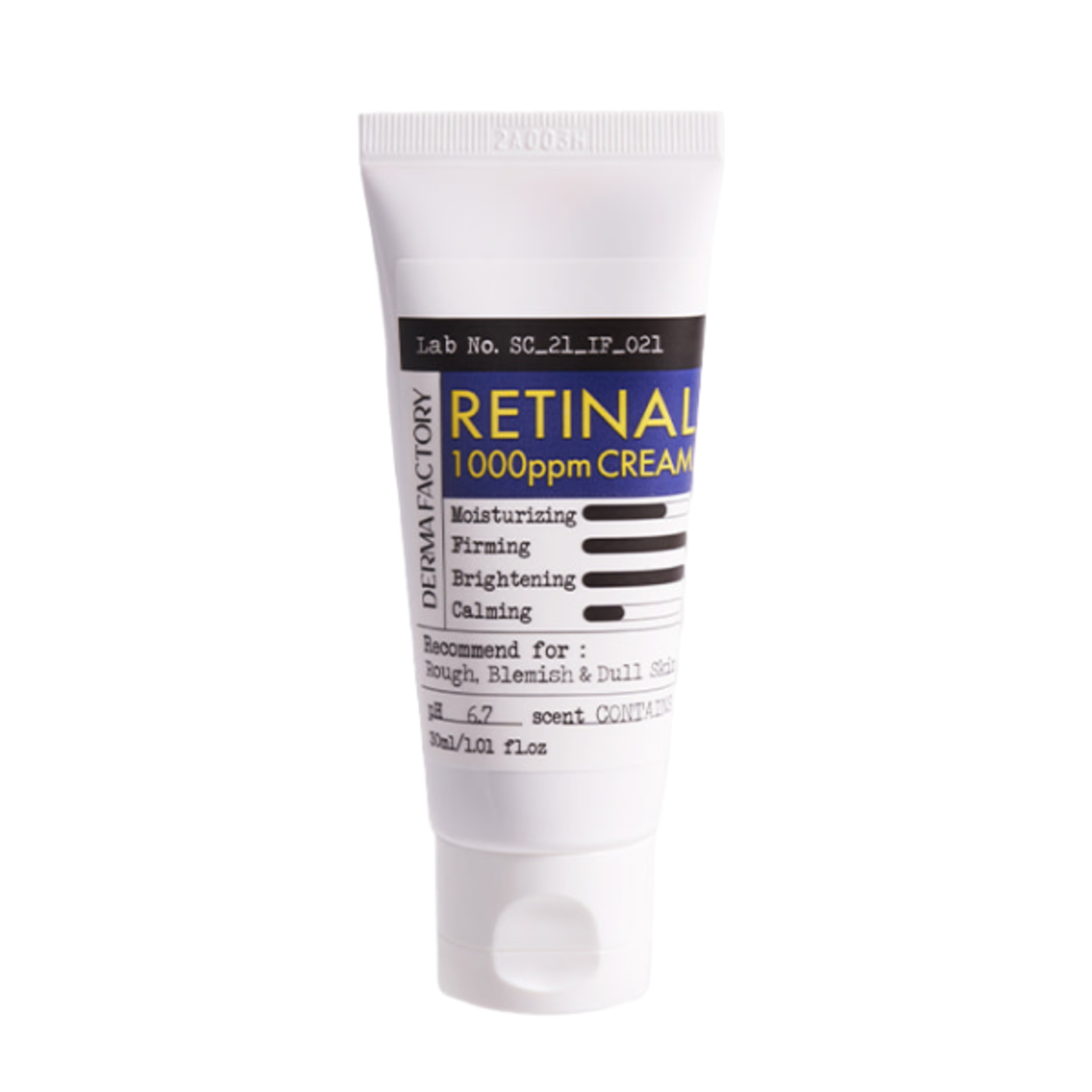 Derma Factory Крем для лица концентрированный с ретиналом - Retinal 1000ppm cream, 30мл.png