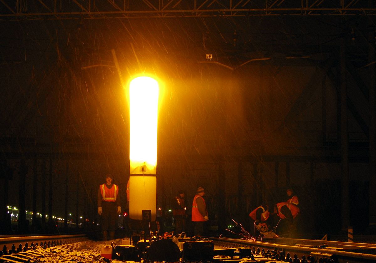 Фото аварийная осветительная установка световая башня с генератором